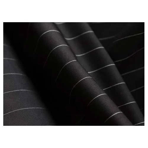 Lining Shirting Fabric - 44 Inches Width, Black Color | Soft, Lightweight, Breathable, Wrinkle-Resistant, Ideal for Tailored Garments