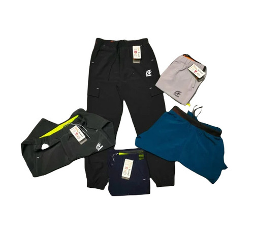 Mens Cargo Lower - Polyester, Sizes S to XXL, Available in Various Colors | Features: Drawstring Closure, 2 Pockets, Anti-Wrinkle, Breathable, Quick Dry, Machine Wash