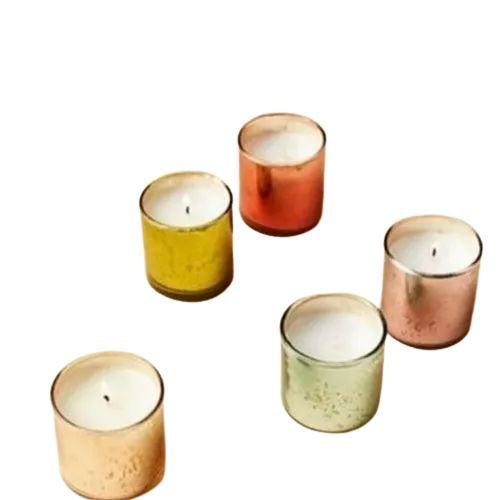 Mercury Glass Candle Holder Set