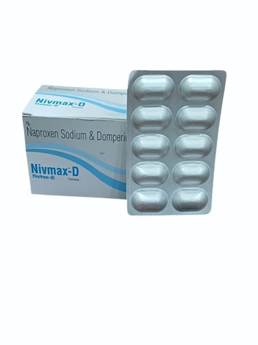 Naproxen Sodium Domperidone Tablets - Medicine Grade, Prescription Required, For Hospital and Clinic Use, Store in Cool and Dry Place, Contains Precautions