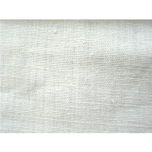 Organic Cotton Fabric - 45 Inches Width White | Environmentally Sustainable Soft Texture Hypoallergenic High Durability Normal Wash Care