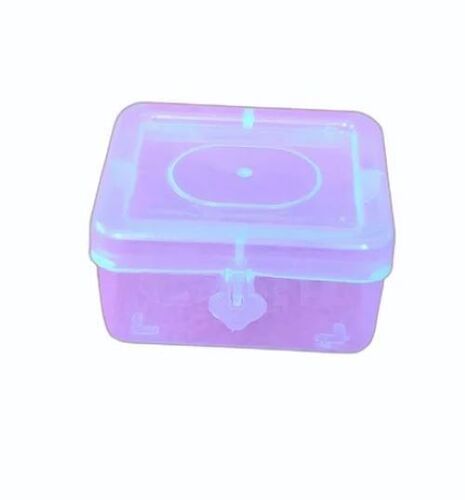 Plastic Utility Container - Plastic, Compact Size, Transparent | Eco-Friendly, Leak-Proof, Clear Design, Lightweight, Versatile Use