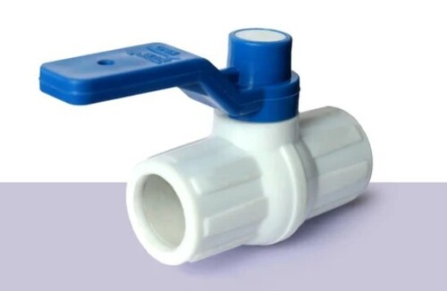 PVC Ball Valve - High Pressure, 1/2 Inch Threaded Design | Multi-Color, Suitable for Water Applications, Valve Size 15mm to 25mm & 1/2'''' to 1''''