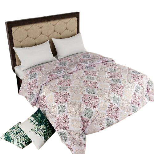 Relaxfeel Printed Comforter - 100% Cotton, Single Size, Multi Color | Printed Pattern for Daily Home and Hotel Use