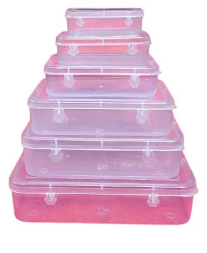 Transparent Plastic Container - 50Ml, Premium Quality, Lightweight, Leak-Proof, Versatile Use, Easy Access, Clear Design