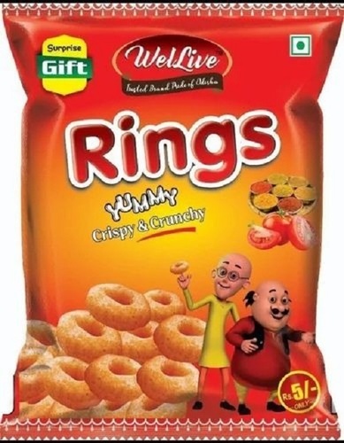 Crispy Tomato Rings - 10 Gram Packets, Crunchy And Tasty Fried Snack With 12 Months Shelf Life