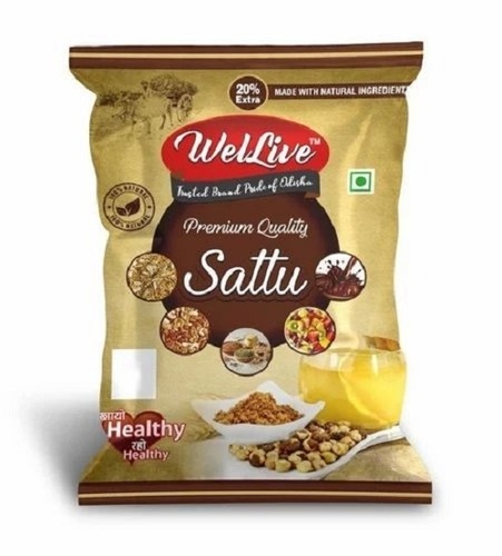 Wellive Brown Chickpeas Sattu - 250 gm Packet, 100% Natural Ingredient, Healthy Sweet Powder for Cooking and Drinking Use