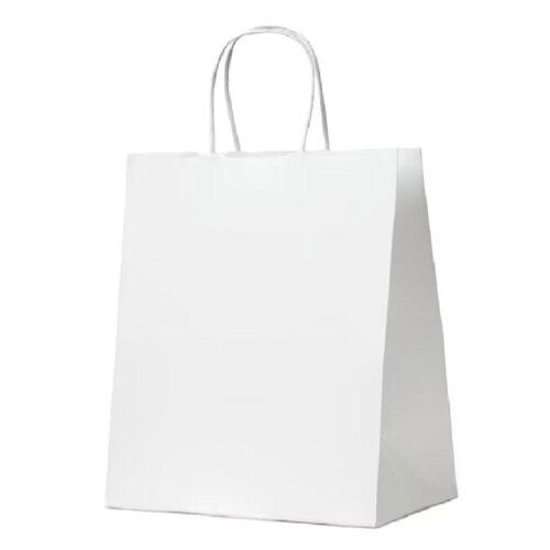 White Plain Paper Bag - Design: Good