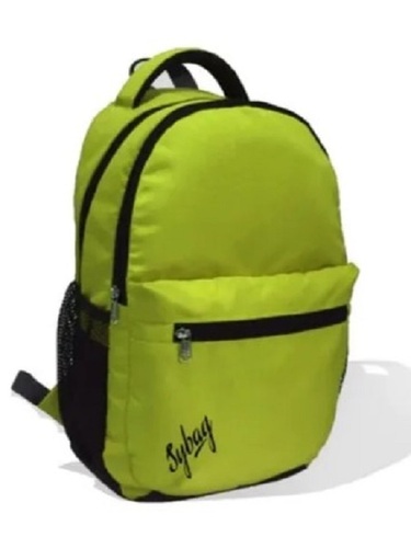 Zipper Closure Nylon Laptop Backpack