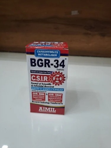 Ayurvedic Bgr 34 Diabetic Herbal Tablets - Physical Form: Tonic