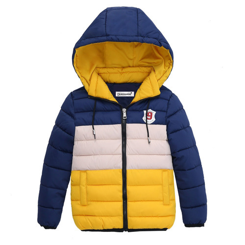 Boys Jacket - Cotton Wool, Large Size | Adjustable Hood, Insulated Lining, Double Functional Pockets, Breathable Fabric