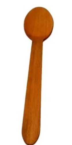Disposable Wooden Spoon - Brown, Plain Design for Event and Party Supplies | Lightweight, Eco-Friendly Material