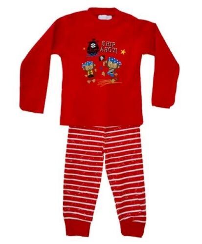 Kids Cotton Night Suit - Size S, M, L, XL, XXL | Elegant Design, Eye-Catching Color, Strong and Durable Stitching, Snug Fit for All Seasons