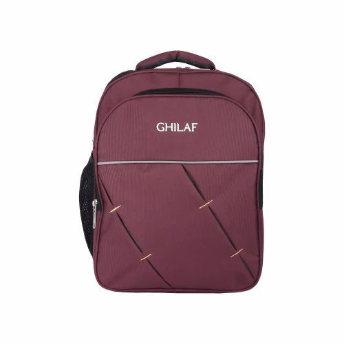 Kids School Bag - Polyester 38.79 x 33.9 x 4.2 cm Maroon Color | Premium Quality Attractive Printed Design Customizable Options for School Use