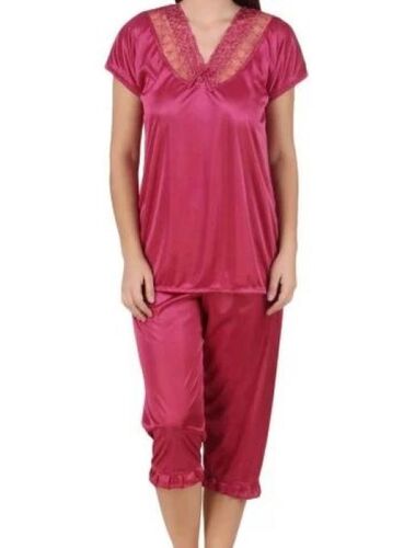 Ladies Plain Night Suit By Milmith Garments