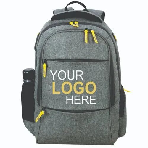 Logo Printed Laptop Bag