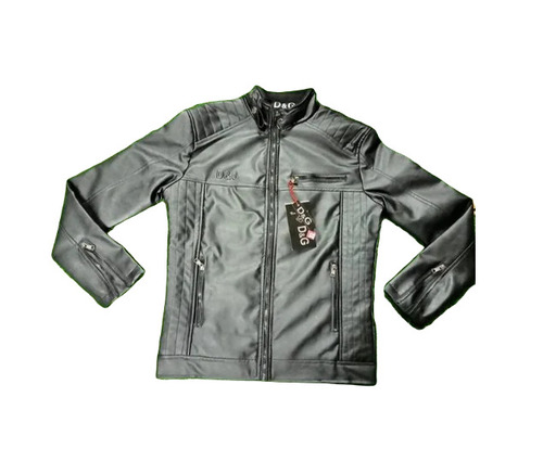 Mens Leather Jacket - Regular Fit, Extremely Warm, Black, Size S-XXL, Full Sleeves | Breathable, Skin-Friendly, Windproof, 2 Pockets, Fade and Wrinkle Resistant, Machine Washable