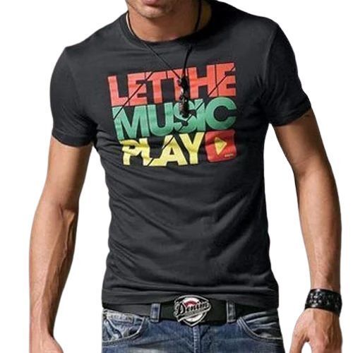 Mens Round Neck T Shirt