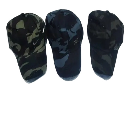 Military Cotton Cap - Standard Design, Printed Army Color | Sporty Style, Handwash Care, Free Size for Men