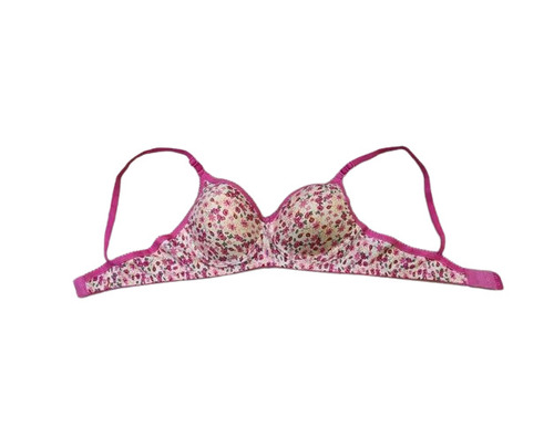 Padded Cup Bra - Elastic Material, Available Sizes 28-42, Multicolor Printed Design | Breathable, Skin-Friendly, 3/4th Sleeve, Easy to Wash, Fade and Wrinkle Resistant