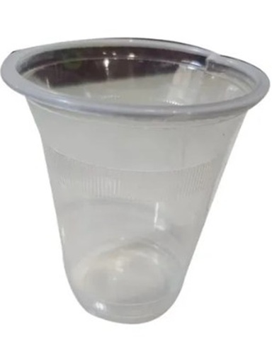 Plastic Disposable Glass - 400ml, Plain Pattern, 3mm Thick, Ideal for Events and Parties