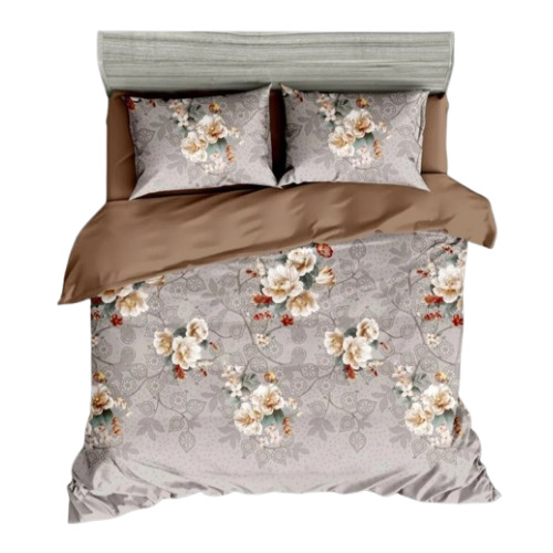 Polyester Cotton Bed Sheet - Soft Lightweight Multicolor | Fade-Resistant Quick-Drying Washable Shrink Resistant