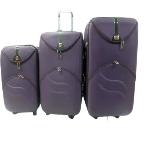 Purple Travel Trolley Bag