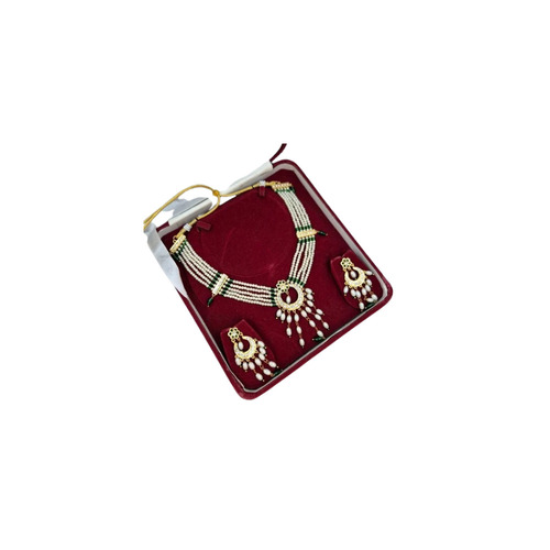 Brass Necklace - Artificial Purity, Elegant Rajputi Jewellery Choker Set For Women | Perfect For Anniversary, Engagement, Gift, Party, And Wedding Occasions