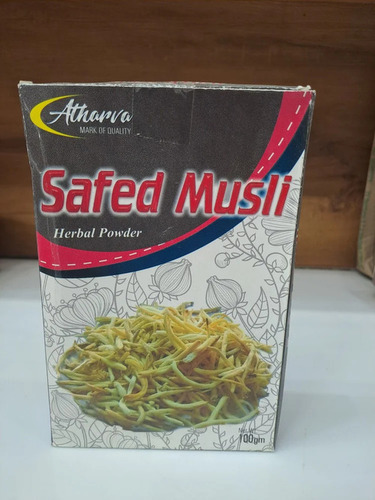 Safed Musli Powder - Medicine Grade Herbal Extract | Dry Storage, 100% Pure Herbs