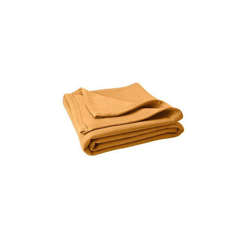 Solid Fleece Blanket - Milled Finish, Single Size, Available in Different Colors | Washable, Plain Style, Weighs 500 Grams