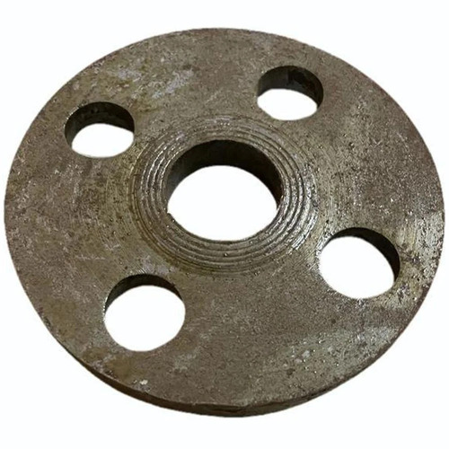 Mild Steel 1/2 Inch ASA-150 Slip On Flanges - Silver, Rust Free, High Strength, Corrosion Resistant, Round Shape