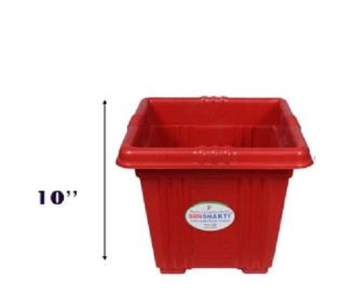 10 inch Square Plastic Flower Pot