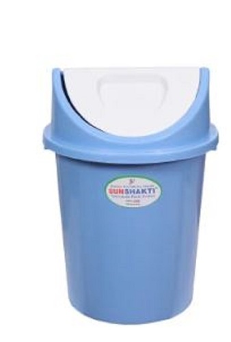 Plastic Swing Dustbin - Crack Resistant Material Various Sizes and Colors Available | Ideal for Housekeeping Applications