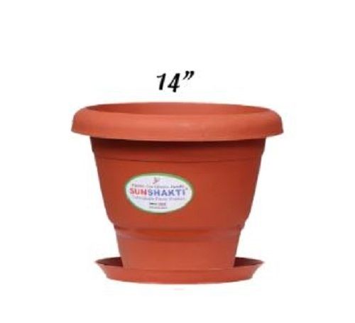 14 Inch Round Plastic Flower Pot