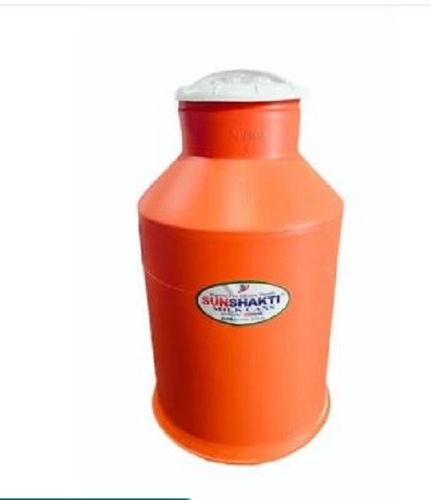 20L Orange Plastic Milk Can - Plastic, 20 L, Orange | Rigid Build, Easy to Carry, Leak Resistant, Delivered Within Committed Time