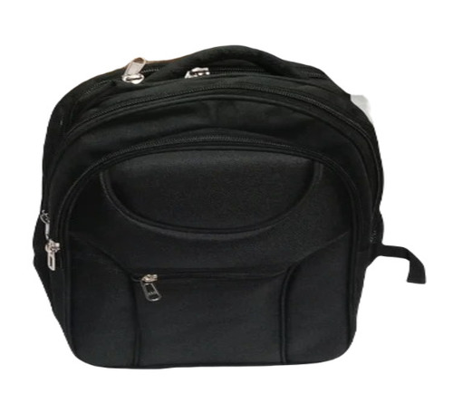 Fancy School Backpack - Polyester Material Zipper Closure Black Color Moisture Proof Features