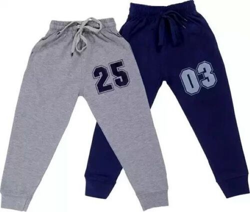 Boys Cotton Pant - Premium Quality Cotton, Relaxed Fit, Straight-Leg Design, Adjustable Waist, Lightweight and Moisture-Wicking, Durable Stitching, Grey and Blue Solid Colors