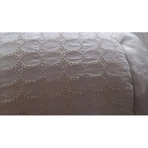 Chikan Embroidery Cotton Fabric