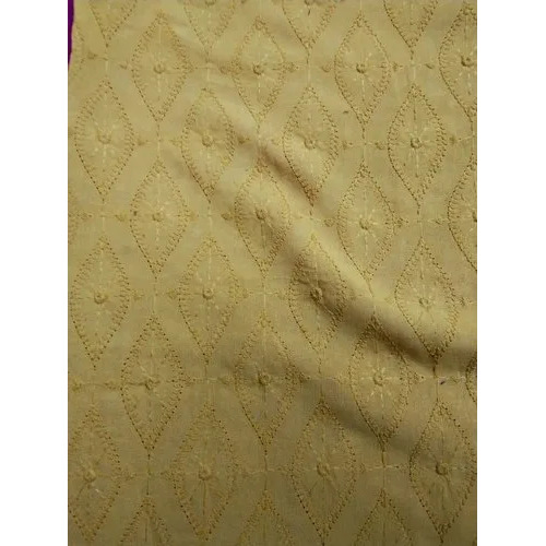 Chikan Kurti Embroidery Fabric