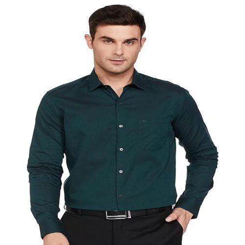 Formal Shirts - Cotton, Sizes Xs To Xxxl, Blue Color, Full Sleeve, Breathable, Washable, Plain Design, Custom Logo
