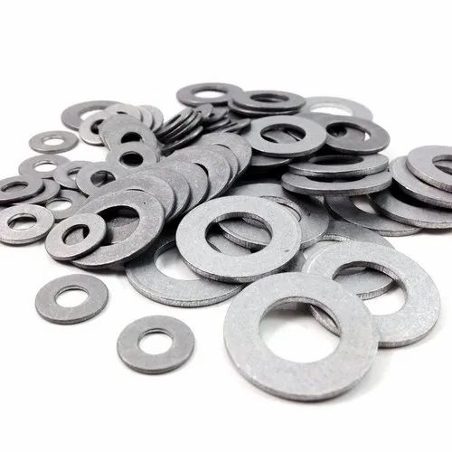 Galvanized Washers - MS Material, Multiple Sizes, Silver Color | Corrosion-Resistant Coating, Durable Design, Even Load Distribution, High Strength