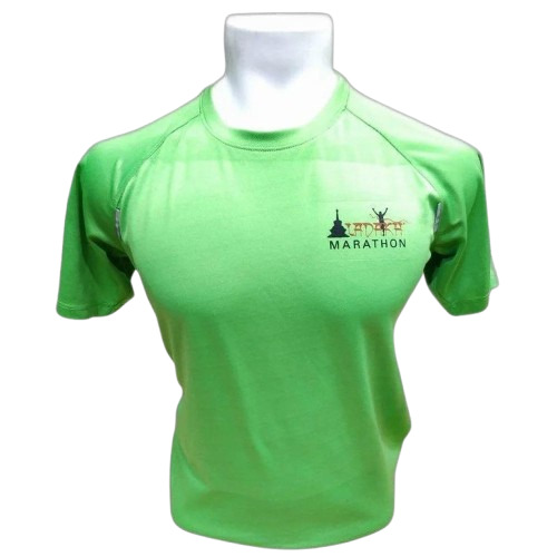 Green Sports T Shirt - Cotton, Size [S, M, L, XL], Color: Green, 160 GSM | Light Weight, Breathable, Regular Fit, Plain Design, Suitable for Summer Activities