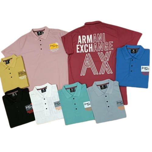 Men's Polo T-Shirts - Cotton, Sizes S, M, L, XL | Light Weight, Breathable, 100% Washable, Printed Design, Short Sleeves, All Colors Available