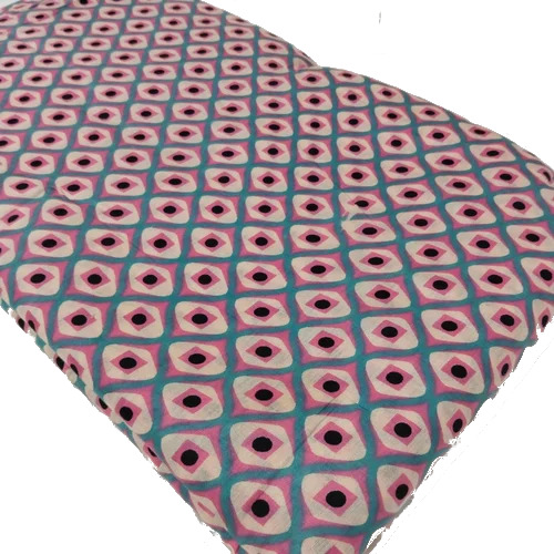 Multicolor Printed Cotton Fabric - 100% Cotton, 37 Inch Width | Lightweight, Handwashable, Suitable for Summer Dresses