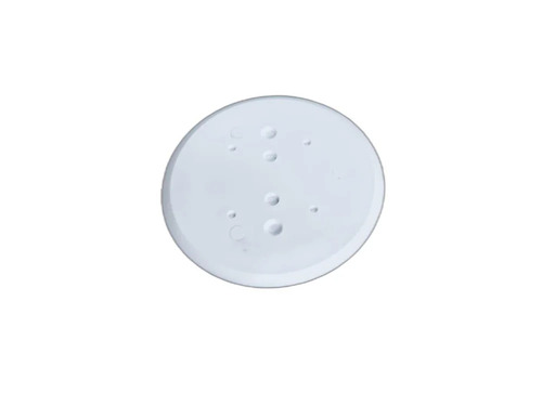 Plastic Mounting Plate - Plastic Material Round Shape Glossy Finish White Color | Designed for Industrial Applications