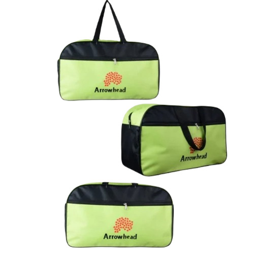 Polyester Duffle Bag - 18 Inch, Tan Color | Moisture Proof, Zipper Top, Multi-Size Travel Companion