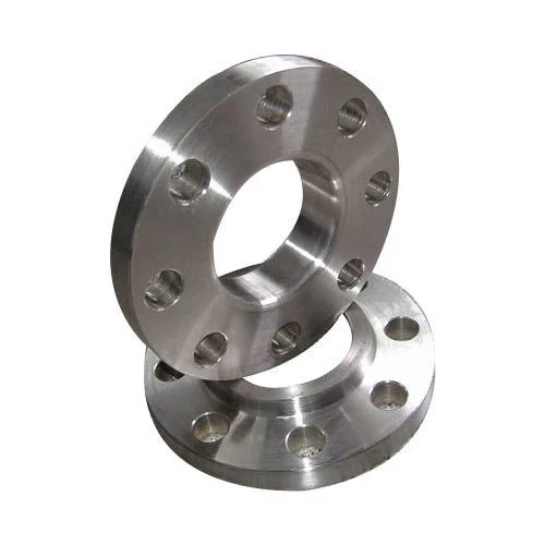 Stainless Steel Flange - Round Shape, Highly Pure Silver Finish | Durable, High Strength, Rust Free, Corrosion Resistant