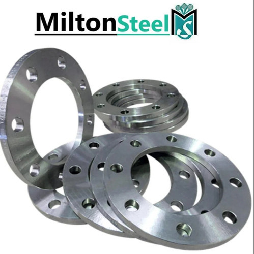 Smo 254 Flanges - Stainless Steel Round Shape Silver Color | Durable High Strength Corrosion Resistant Rust Free