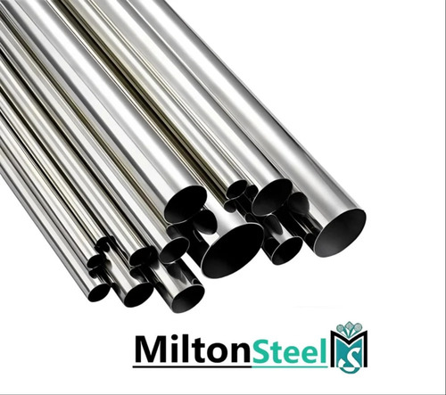 Stainless Steel Seamless Pipe - High Strength Corrosion Resistant Round Shape | Durable Structure Pipe Silver Finish