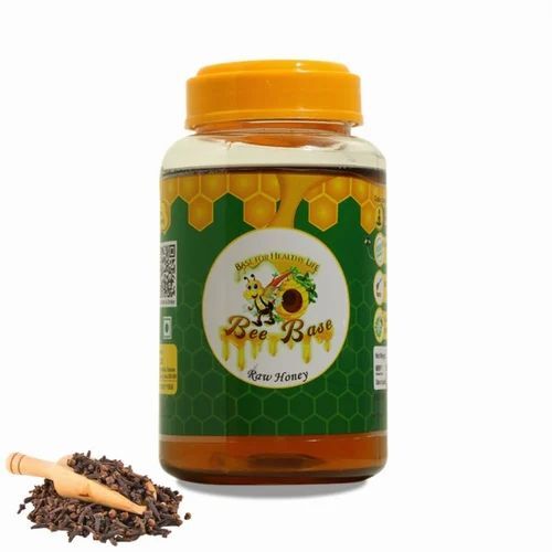Clove Honey - Organic A Grade Natural Clove Extract, Bee Honey in Bottle for Eating, Block Packaging with Rich Clove Flavor